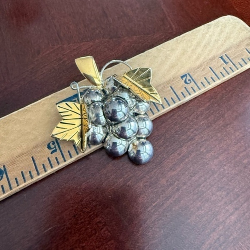 Vintage Grape Brooch